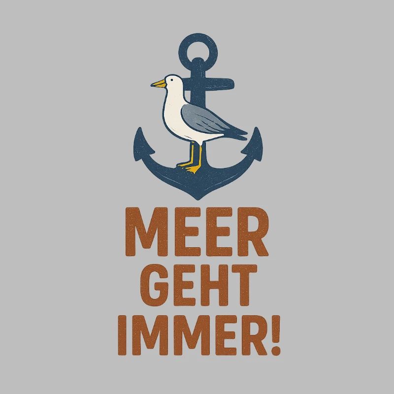 Meerliebe mit Anker & Möwe