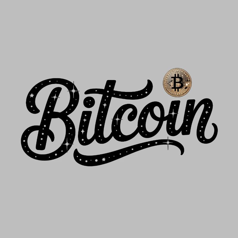 Bitcoin Logo - Crypto Coding Sticker