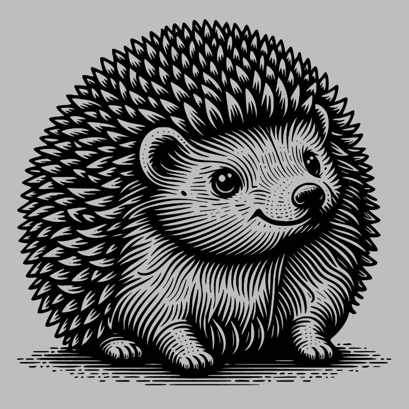 Petit hérisson mignon