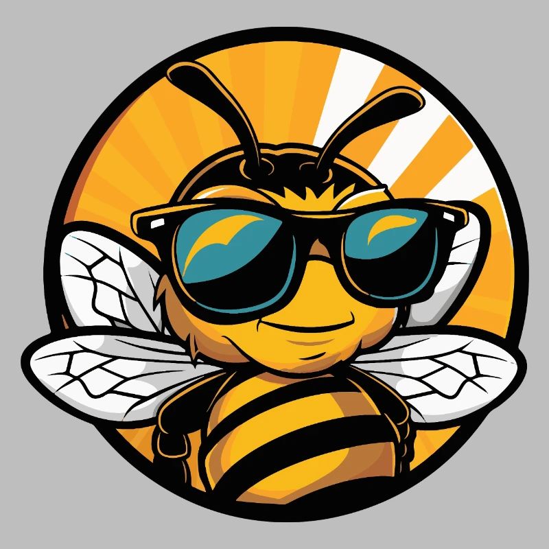 Biene Cool Sommer