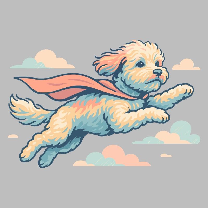 Super Hund Havapoo Cape Umhang Geschenk