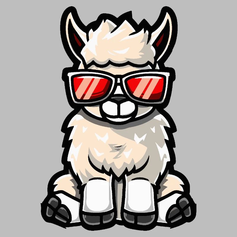 Alpaka Llama Cool Comic
