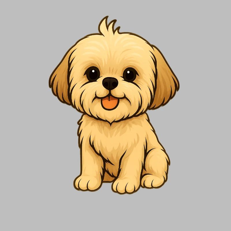 TinyPaws Fun Logo Shih Tzu