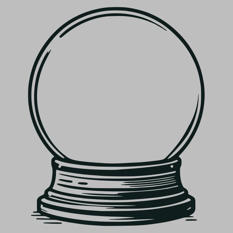 Snow globe empty