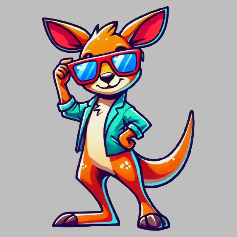 Kangaroo Comic Sonnenbrille