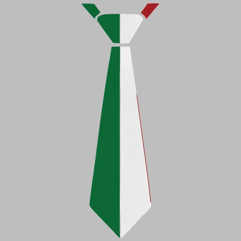 Cravate Italie – Conception du drapeau
