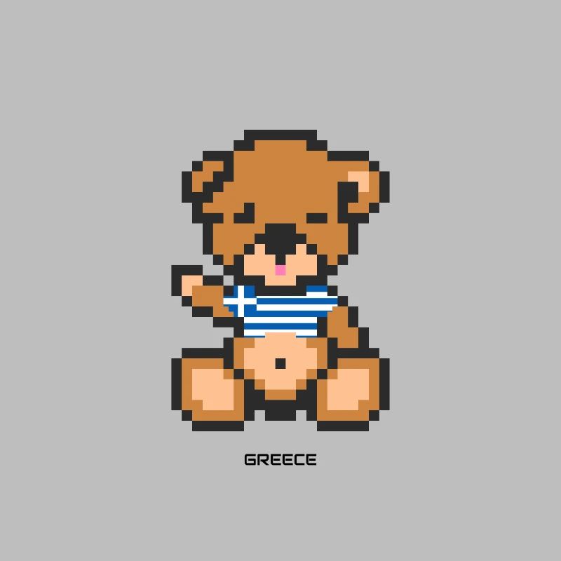 Pixel Bear Greece