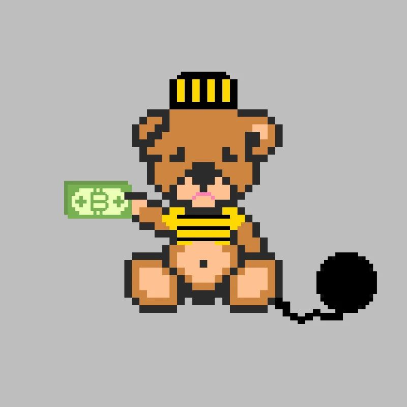 Pixel Bear Prisoner