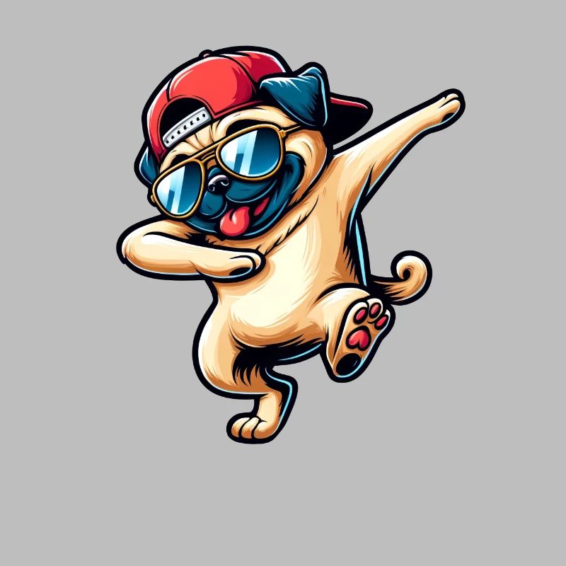 Danse Carlin Dabbing Pose Élégant
