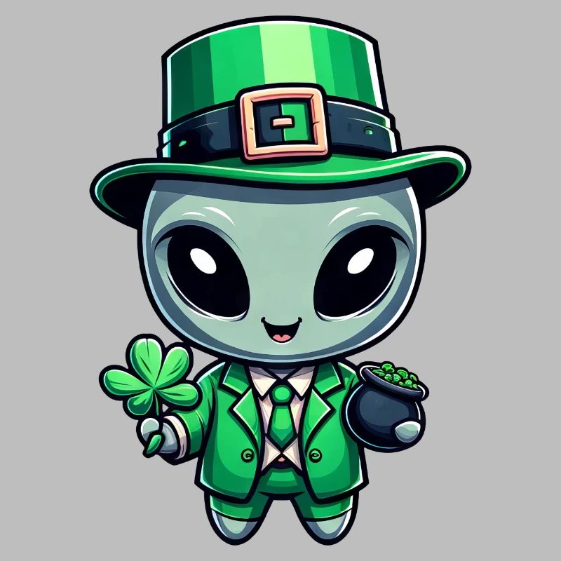 Conception de célébration extraterrestre extraterrestre de la Saint-Patrick