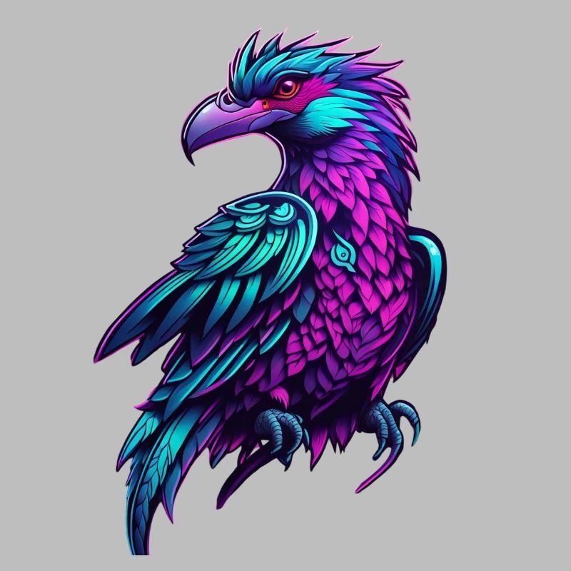 Vol de couleur Neon Phoenix