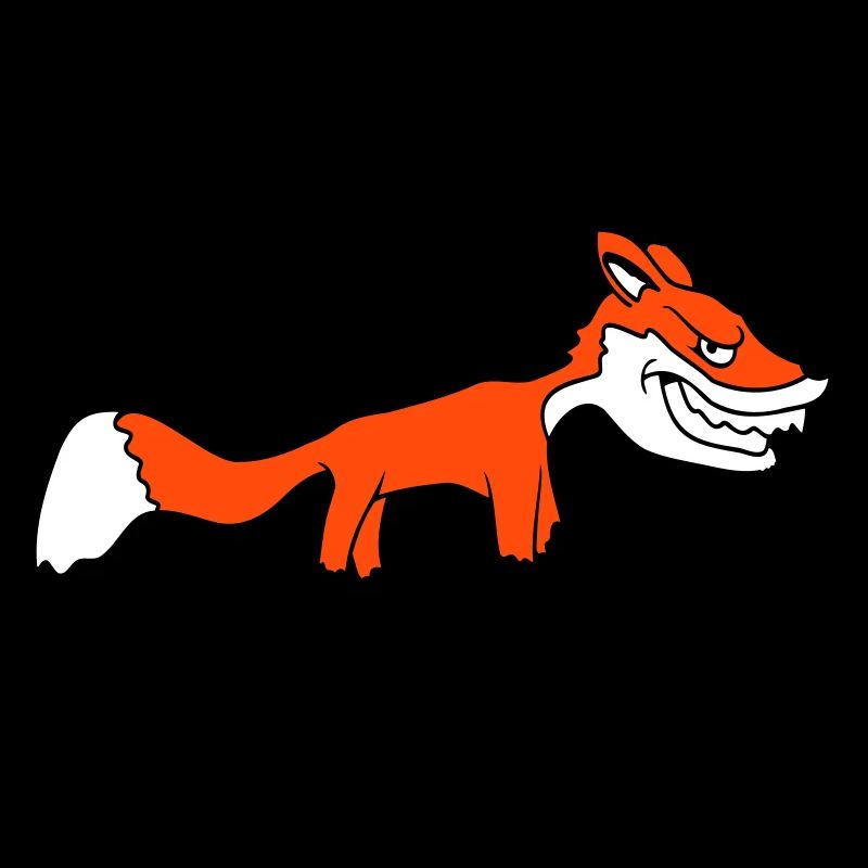 Fuchs Böser Blick Gefährlich Rotfuchs Wildes Tier