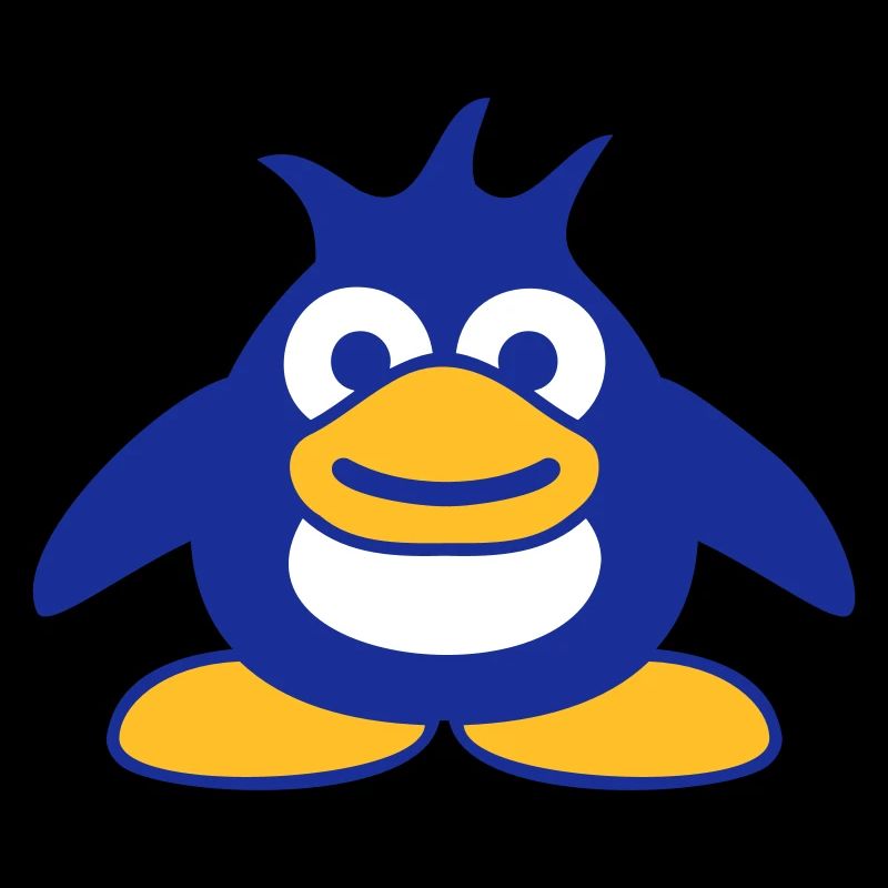 Pingouin mignon bébé enfant bambin heureux cool