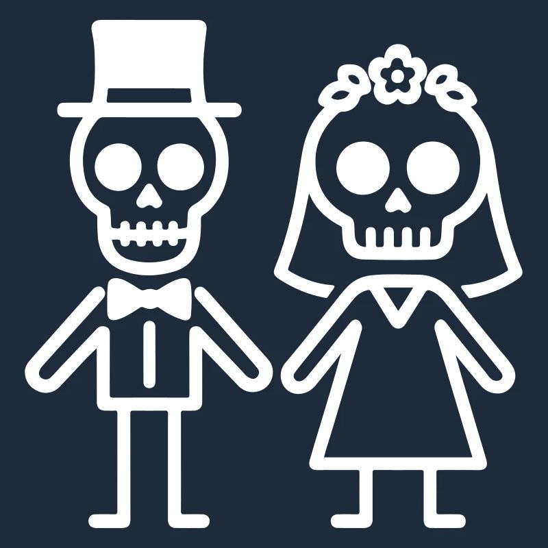 Couple Wedding Skeleton