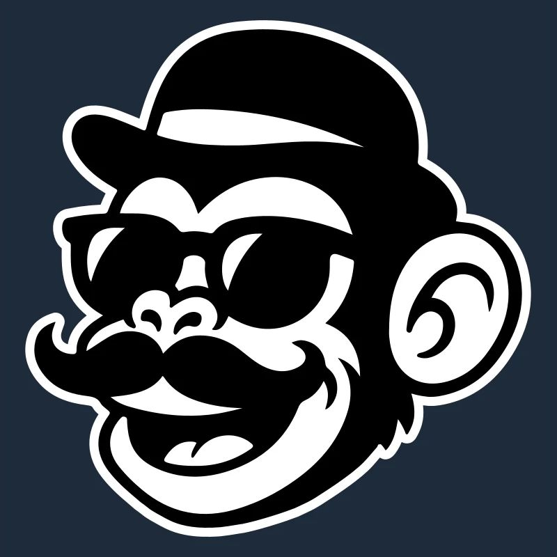 Monkey Sir Mustache