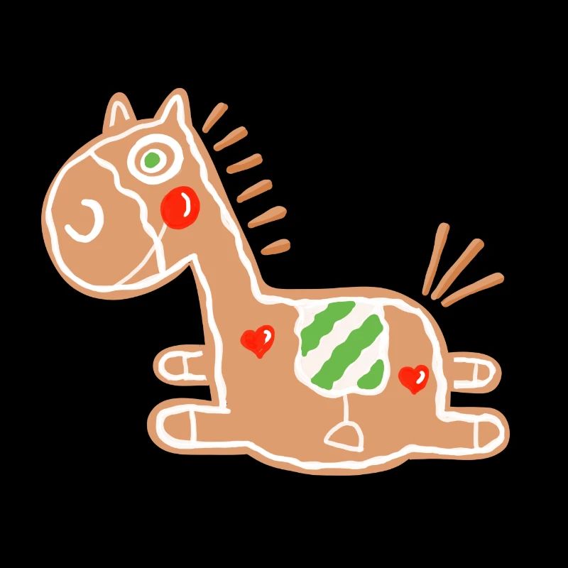 Pfefferkuchen Pferd - Lebkuchen - Backen - Gebäck