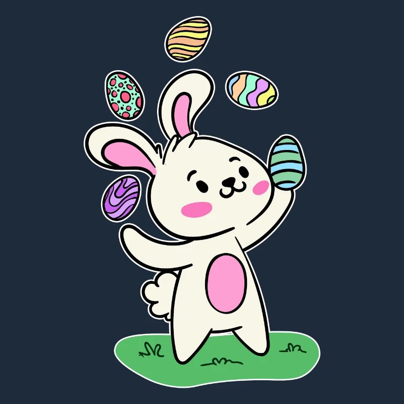Easter bunny Easter bunny Easter eggs Happy Easter