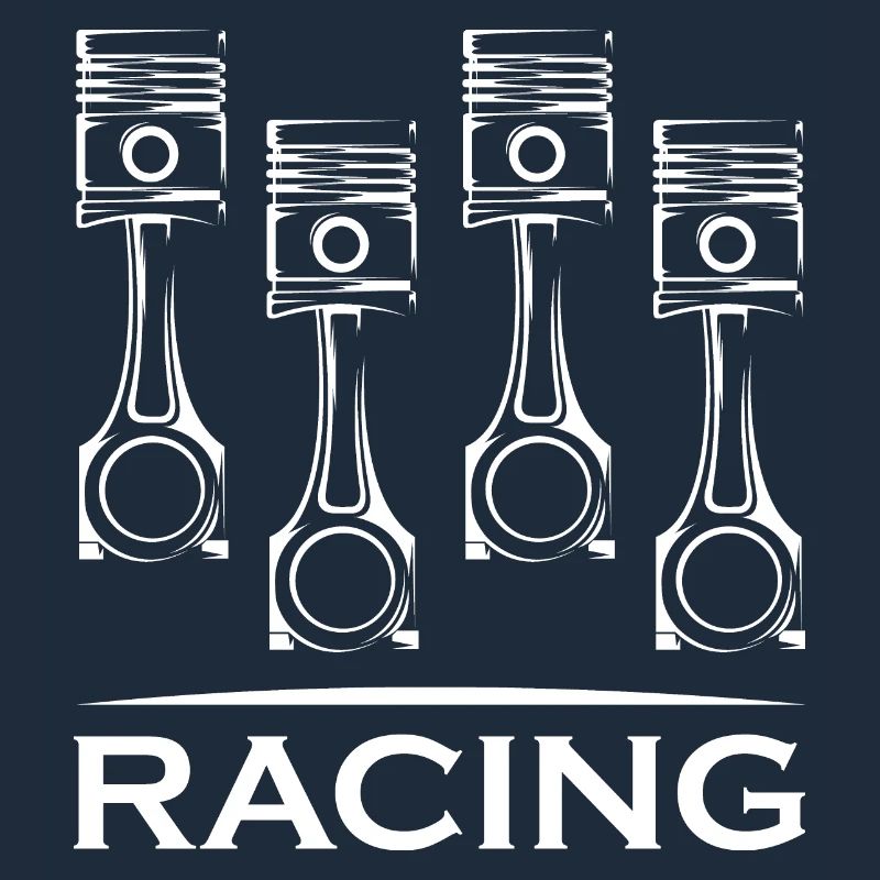 racing piston car engine icon logo icon graphic