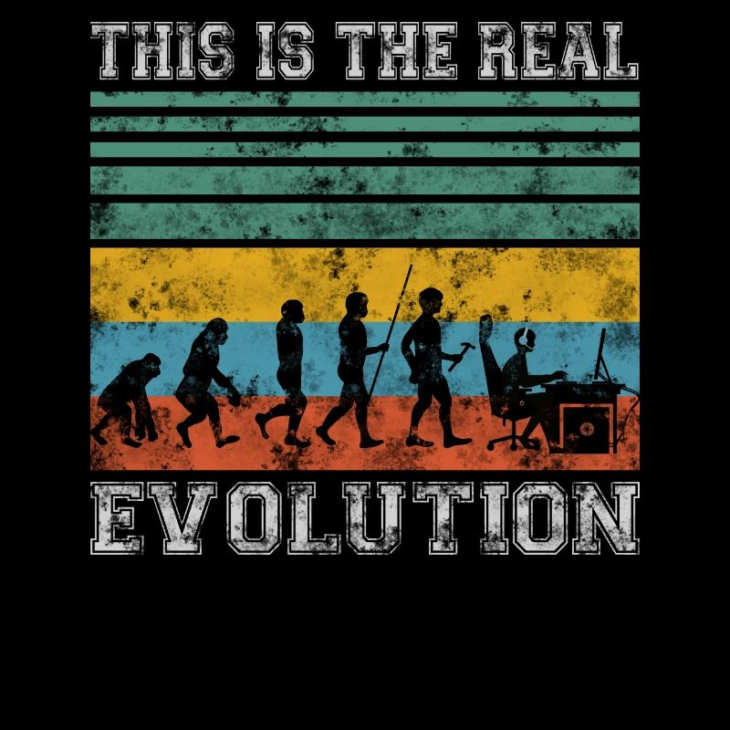 Zocker Gamer Evolution Shirt Geschenk