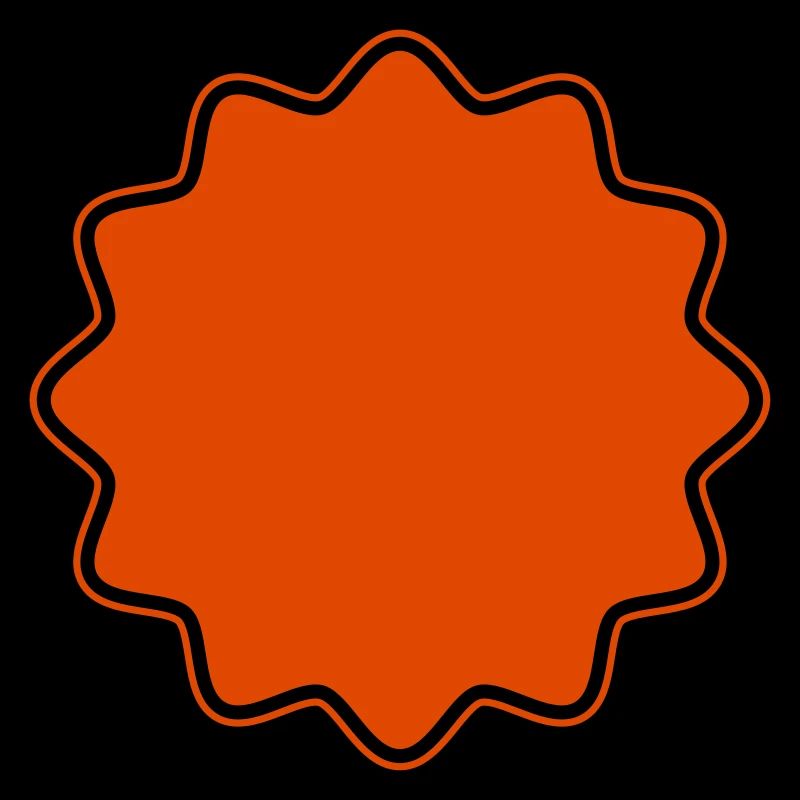 Emblem | Form | Stern runde Ecken (Vectorgraphic)