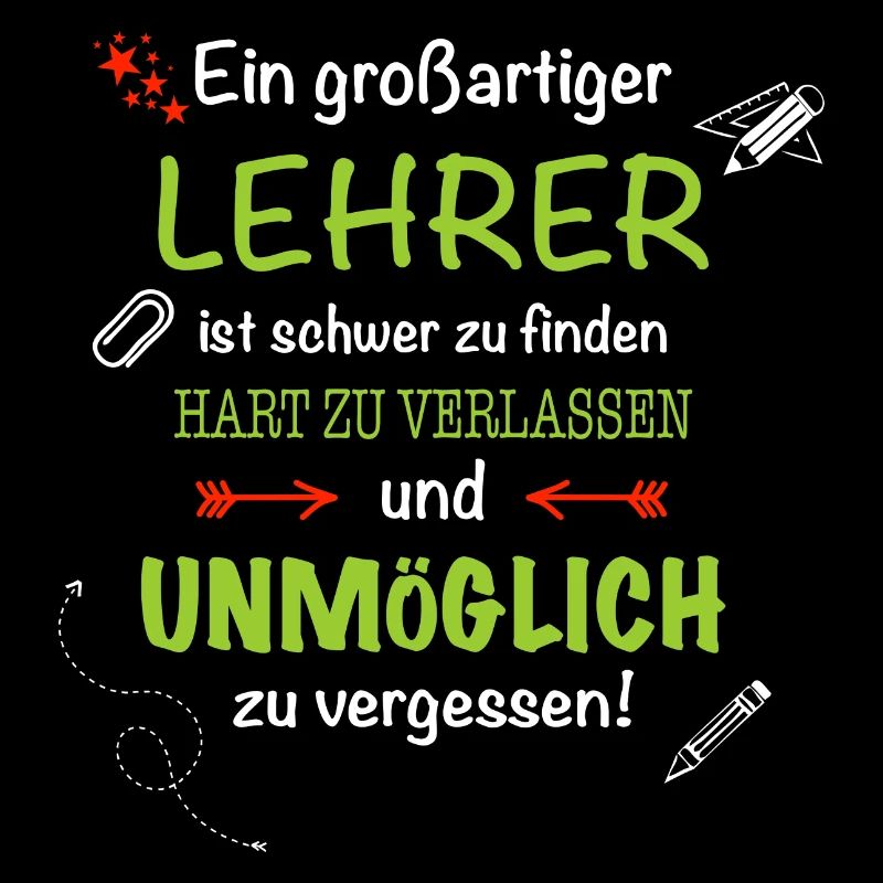 Ein großartiger Lehrer...