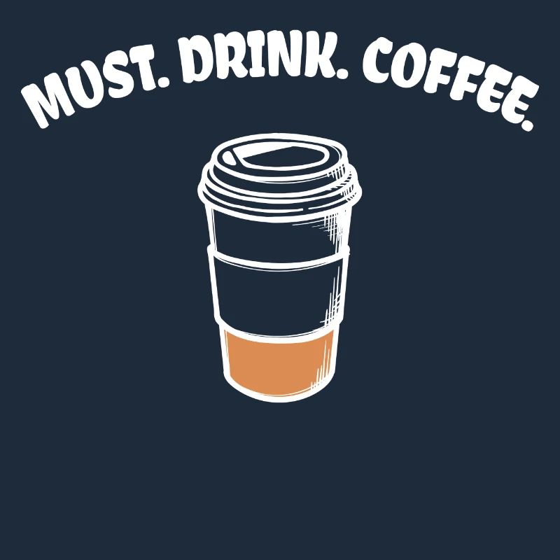 Caféine Coffee Lovers Coffee Drink Statement