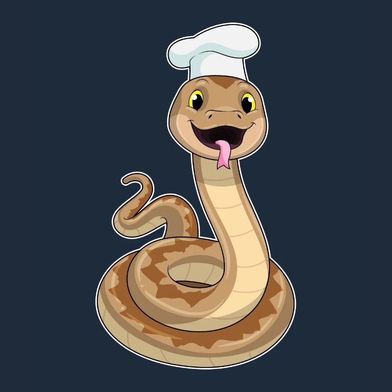 Cuisinière Chef Serpent Cuisson du Chapeau
