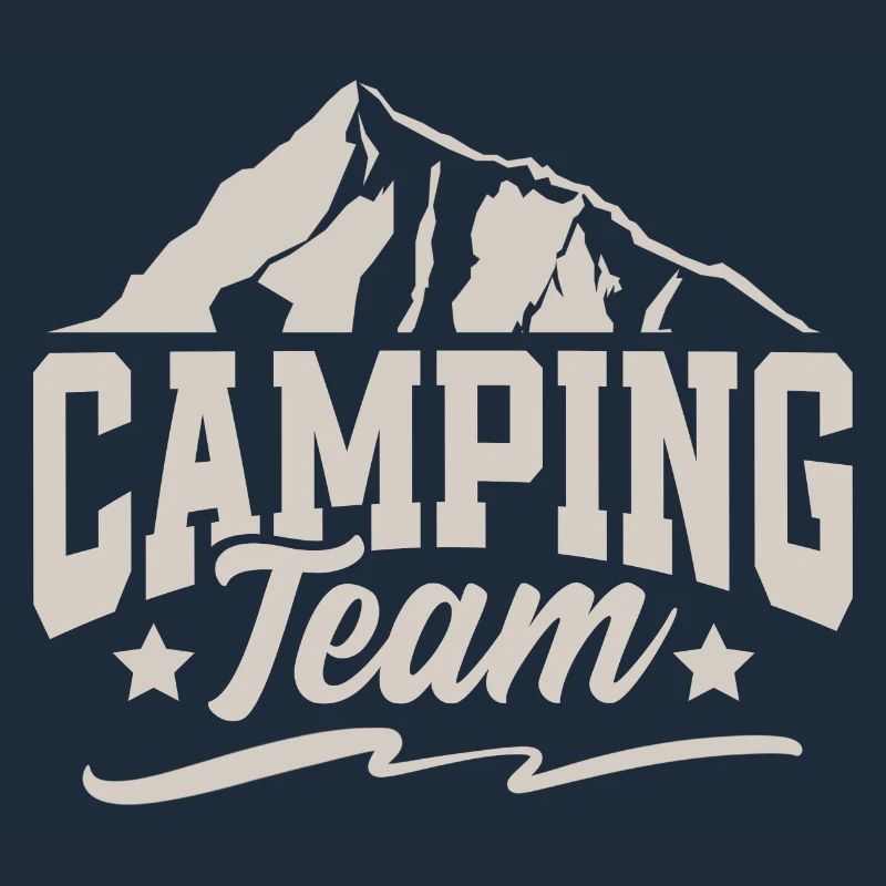 Équipe de camping Camper Campen