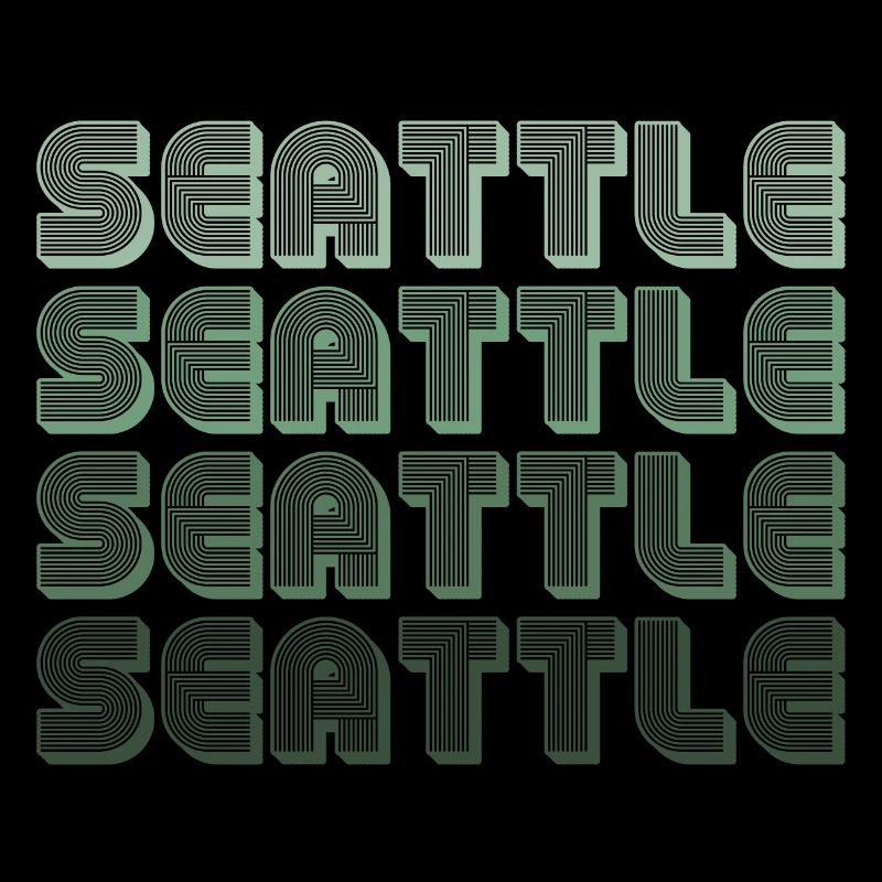 Seattle Retro Blockletters