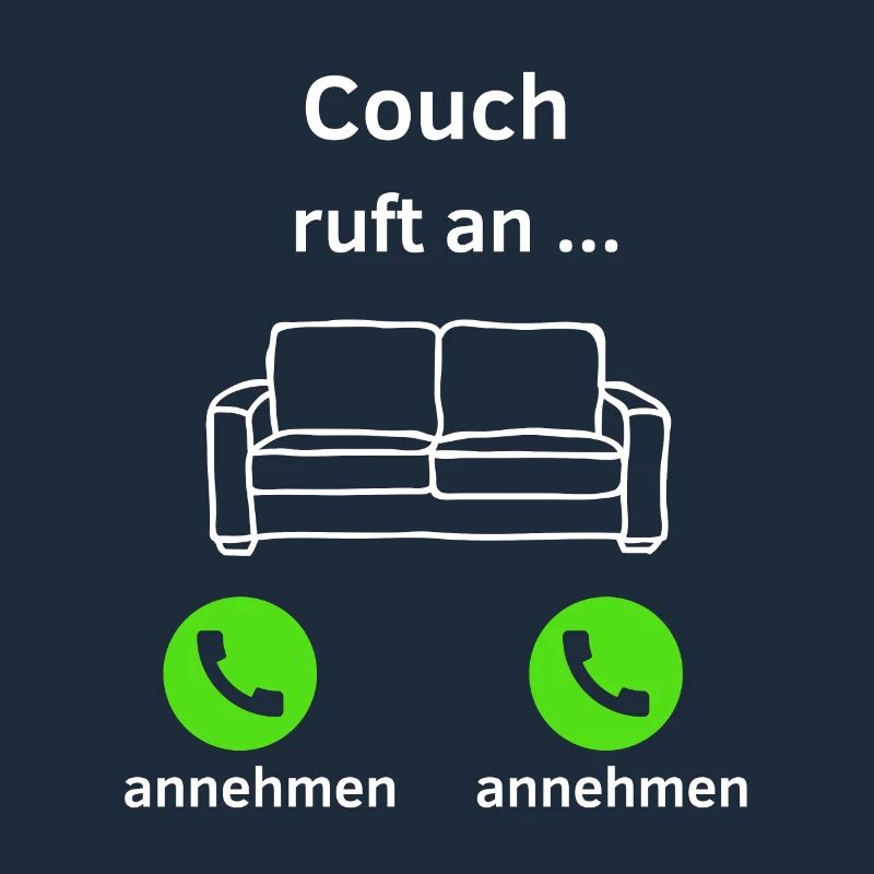 Couch ruft an - annehmen oder annehmen?