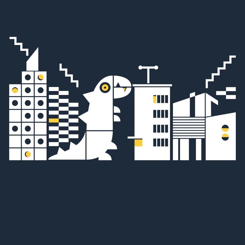 Monster meets Bauhaus L White