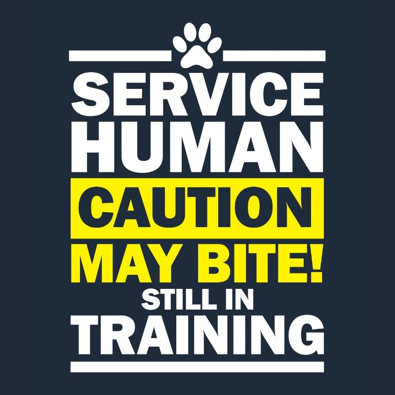 Service Human Caution May Bite Still in Training