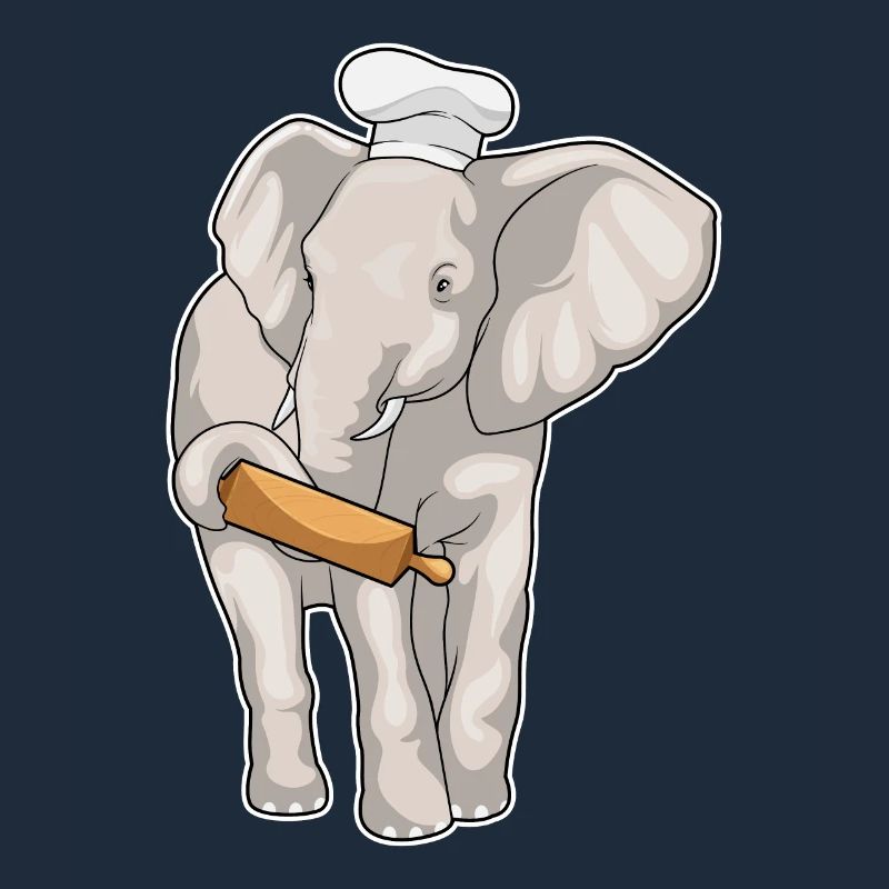Elephant Baker Rolling Pin Baking