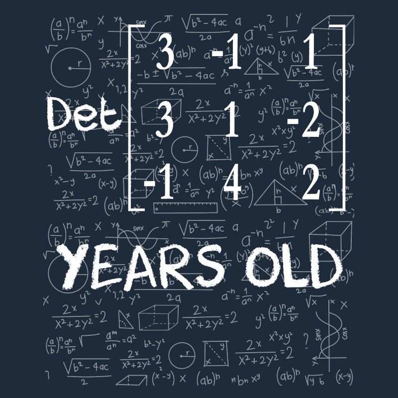 47th birthday 47 years matrix determinant