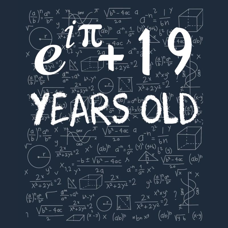 18th birthday 18 years old Euler Identity math