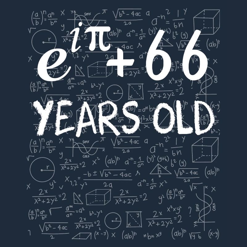 65th birthday 65 years Euler Identity math gift
