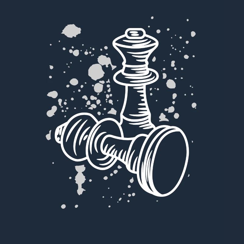 Dessin de pièces d’échecs