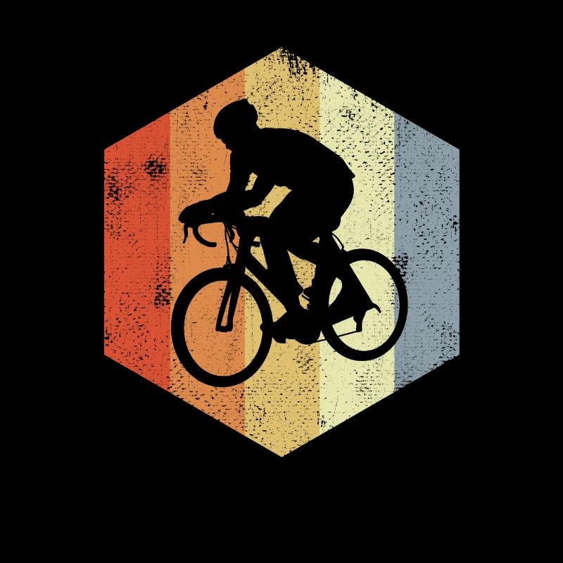Lustiger Radfahrer