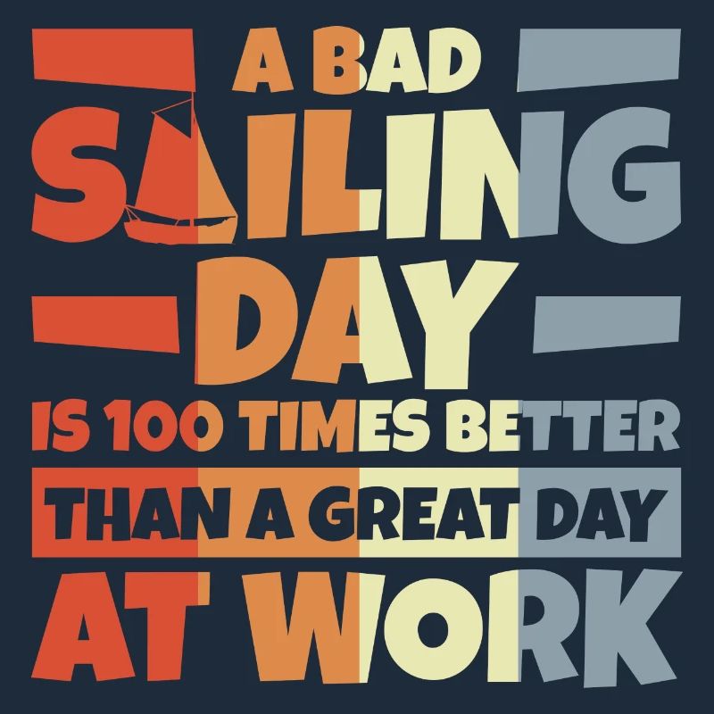 Segelboot Spruch