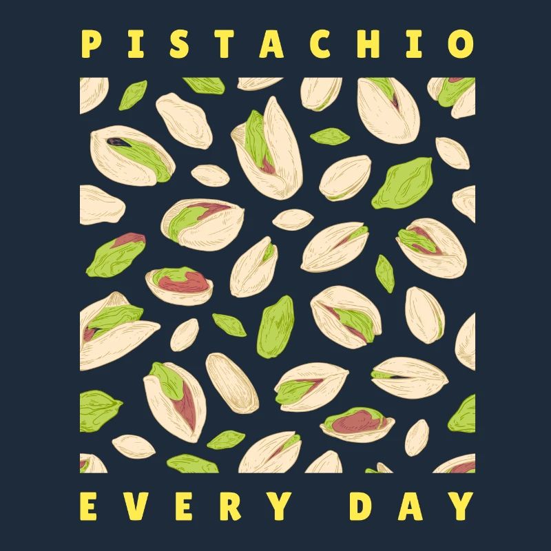 Pistachio Nuts Pattern for Apparel