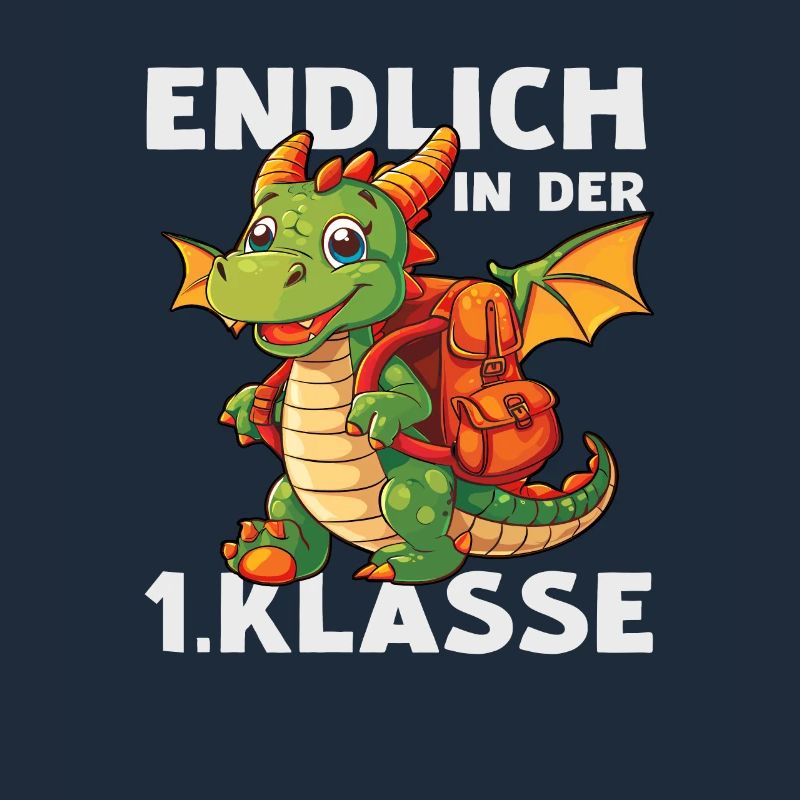 Drache 1 Klasse Einschulung Schule Drachen Spruch