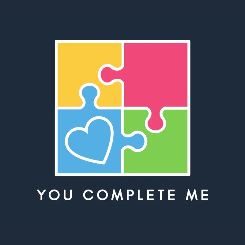 You Complete Me True Love Valentine's Day