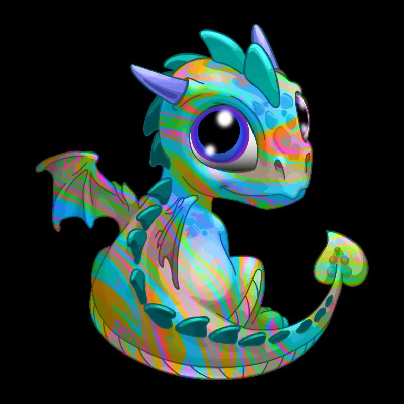Bébé dragon psy| Mignon Psy bébé dragon