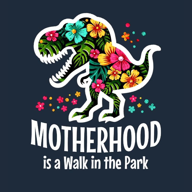 Muttersein ist ein Spaziergang im Park