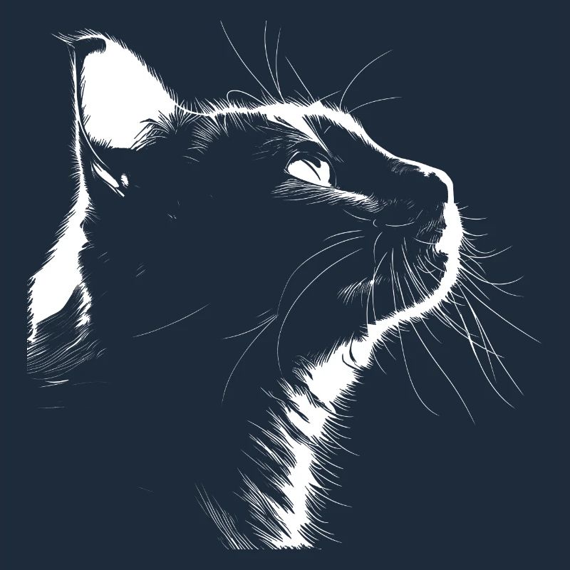 Silhouette Katze