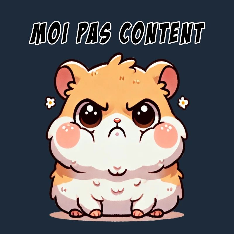 Hamster "Moi pas content"