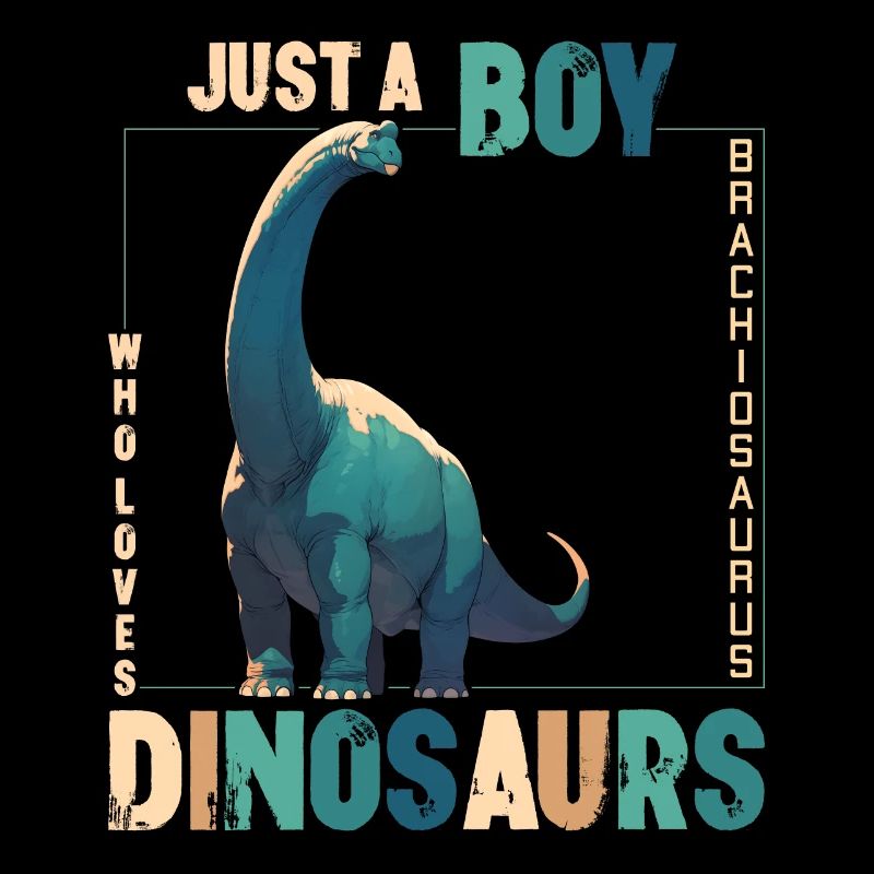 Nur Ein Junge Der Dinosaurier Liebt Brachiosaurus