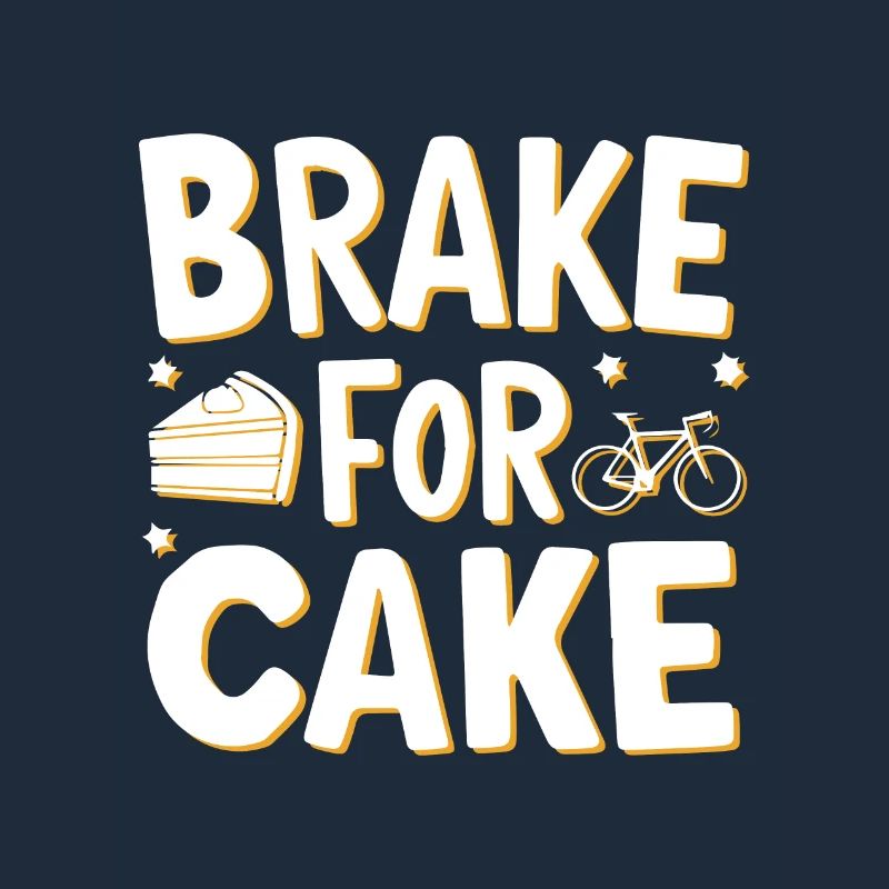 Gâteau de vélo sucré Conception de motivation