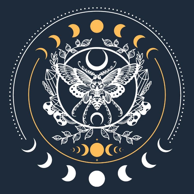 Mandala du Papillon Céleste