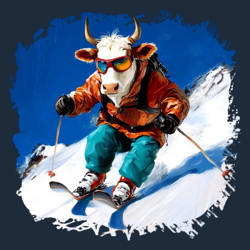 Cows Ski